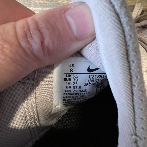 Womens Nike Free RN 5.0 Platinum Violet Athletic Running Shoes Sneakers Size 8 M - Picture 6 of 6